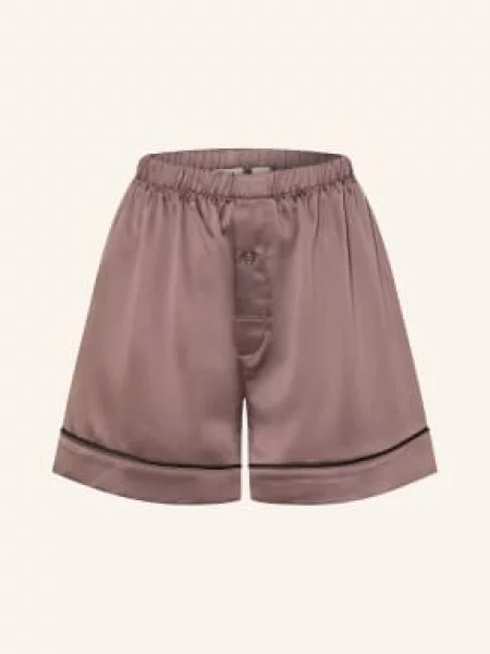 Calvin Klein Szorty Do Spania Satin Sheen Z Satyny braun