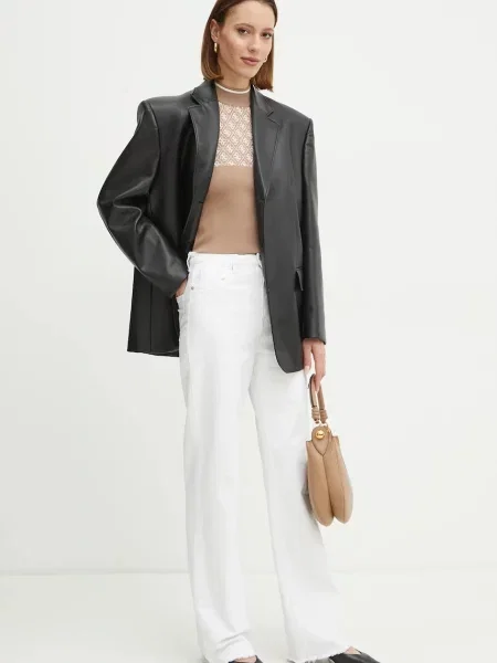 Топ Guess півгольф коричневий