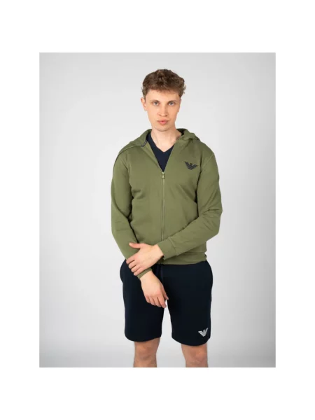 Bluza rozpinana Emporio Armani zielona
