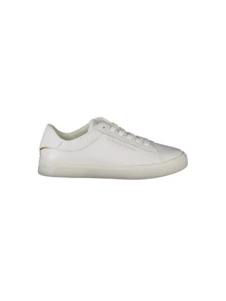 Lniane trampki Tommy Hilfiger casual białe