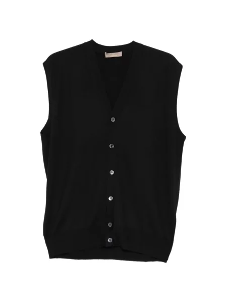 Cardigan Cruciani fără mâneci negru