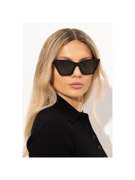 Okulary przeciwsłoneczne Alexander Mcqueen czarne