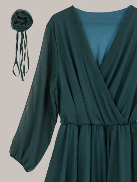 Klasična haljina Resti zelena