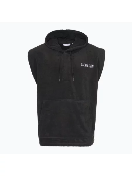 Мъжко пончо Calvin Klein Towel Hoodie pvh black черно