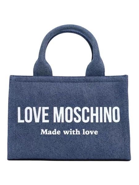 Kabelka LOVE MOSCHINO modrá