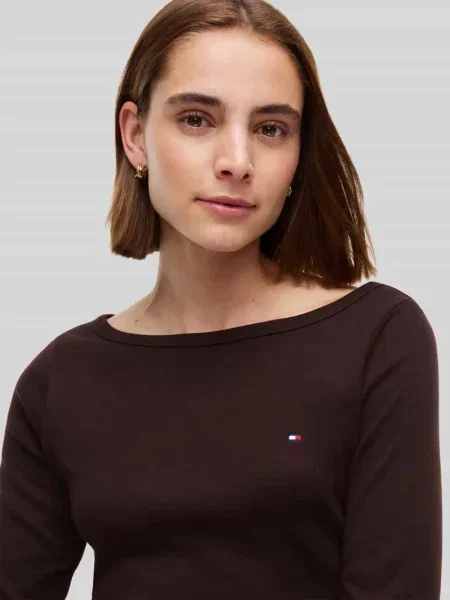 Tommy Hilfiger longsleeve brązowa