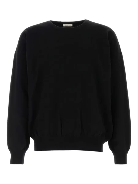 Pulover Fear Of God din cașmir cu decolteu rotund negru