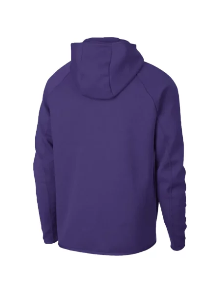 Talia legginsy Nike w kratkę z nadrukiem fioletowe