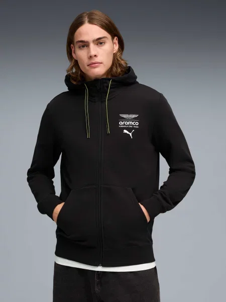 Куртка Puma с капюшоном черная