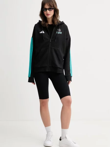 Adidas кофта з капюшоном з бавовною x Mercedes