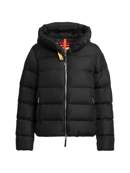 Geacă cu puf Parajumpers cu glugă negru