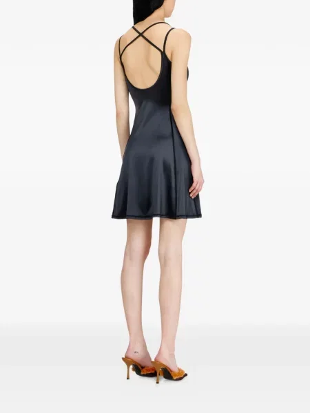 Rochie mini Diesel evazată gri