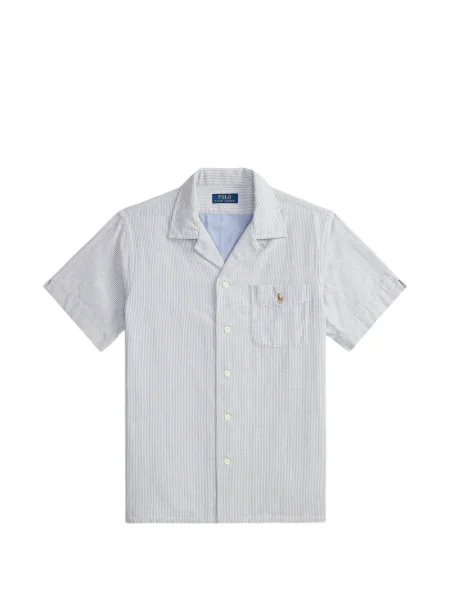 Кожени чорапи Polo Ralph Lauren с отворена пета с пейсли десен бяло