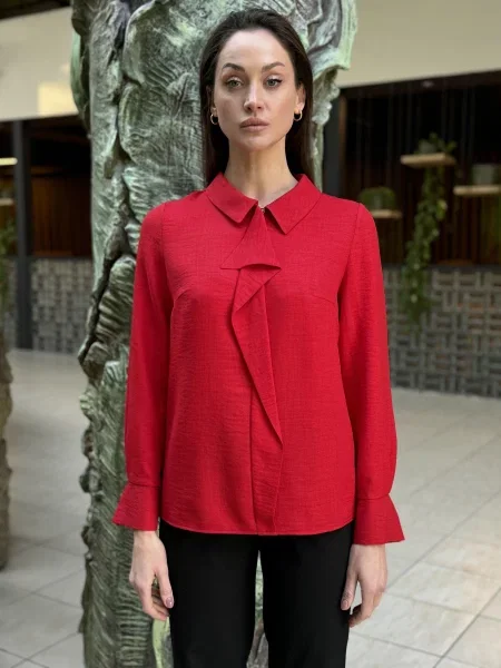 Блуза CAT ORANGE бавовна/віскоза червоний