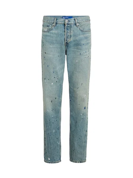 KARL LAGERFELD JEANS Traperice plava / svijetloplava / crna bijela