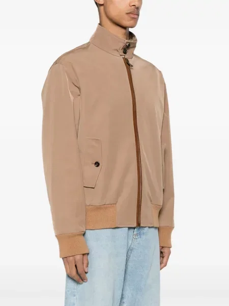Drobė grįžtamas striukė Gucci ruda