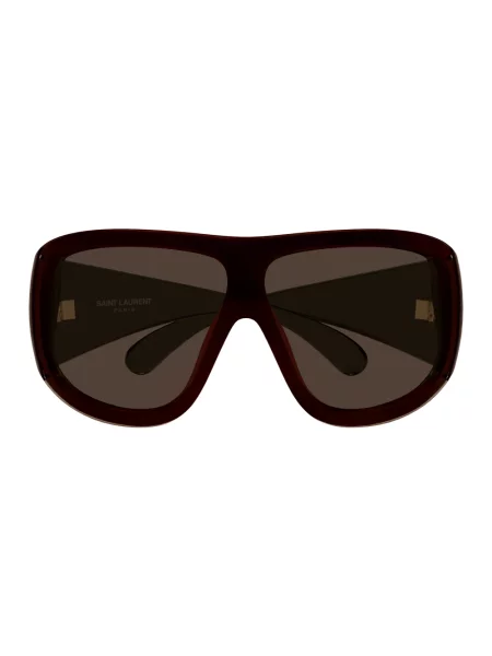 Okulary przeciwsłoneczne Saint Laurent brązowe