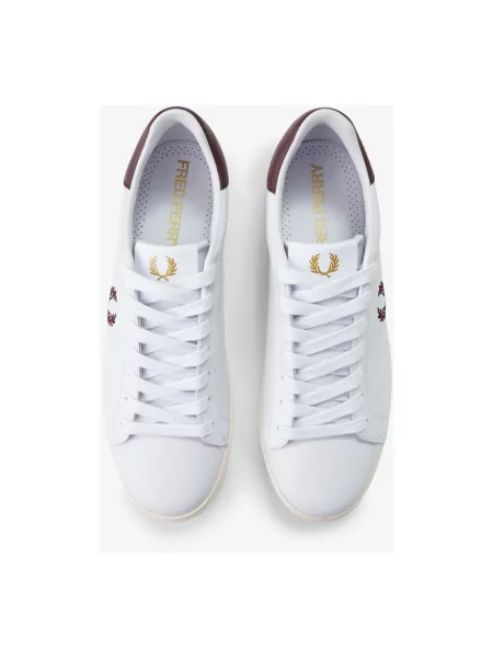 Sneakersy Fred Perry skórzane białe