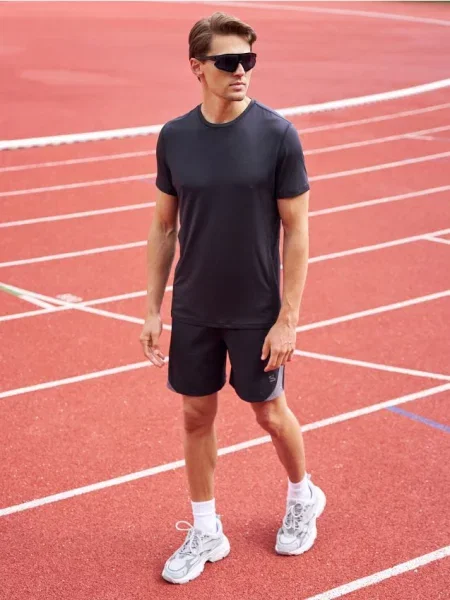 Sinsay Sportovní kraťasy černá