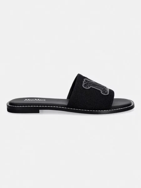Šľapky Max Mara čierna
