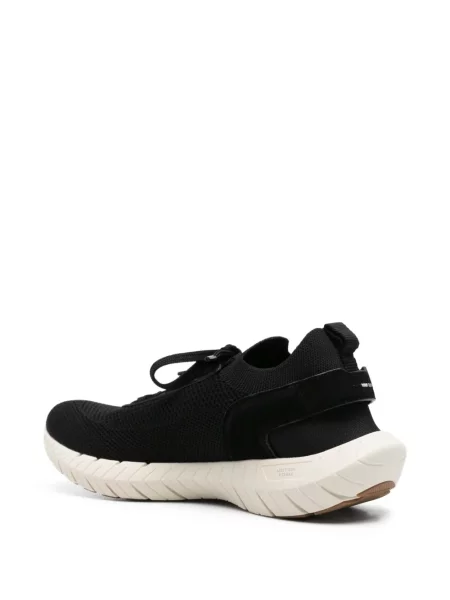 Bőr sneaker Boss fekete