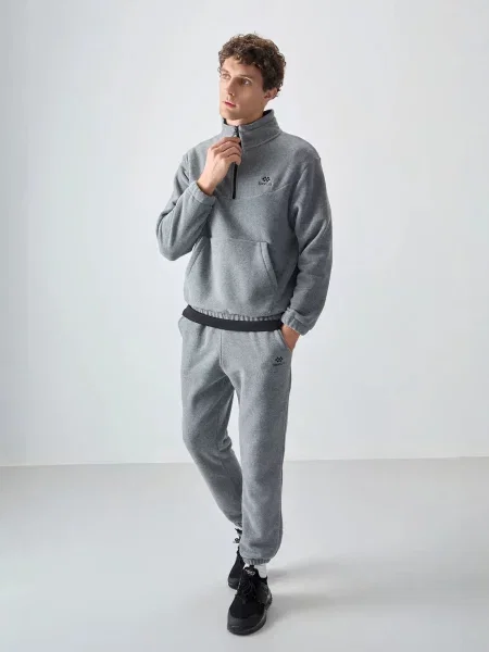 Futó melegítő szett Tommy Life szürke