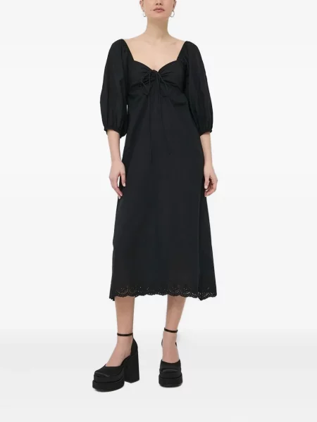 Rochie midi Notes Du Nord până la genunchi de costum negru