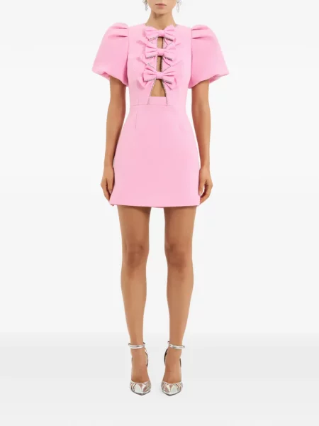 Rochie mini Rebecca Vallance cu funde roz
