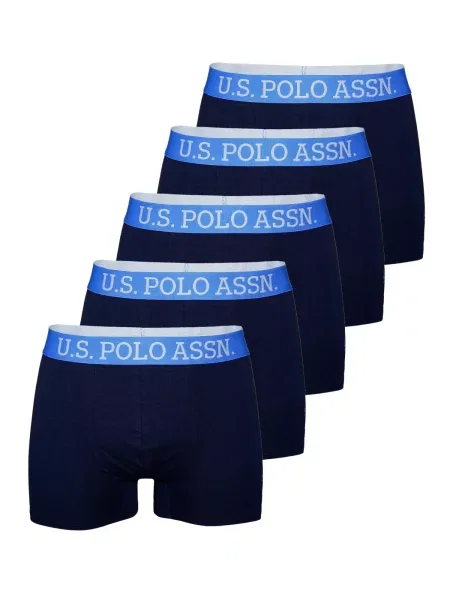 U.S. POLO ASSN. Boksarice modra bela