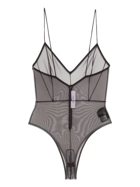 Body Alex Perry cu decolteu în V maro