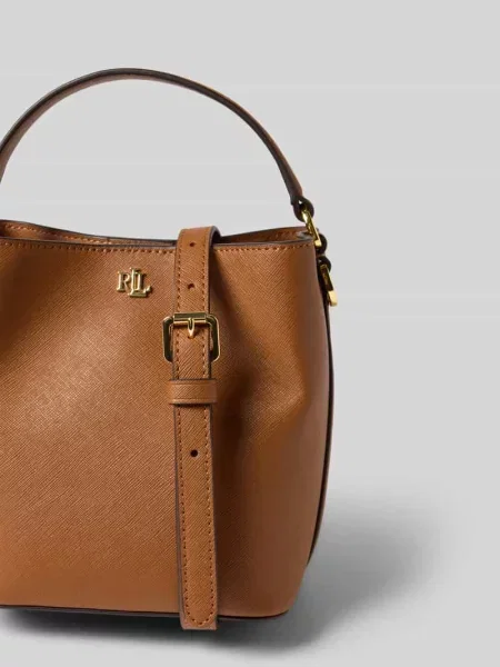 Lauren Ralph Lauren torebka skórzana brązowy