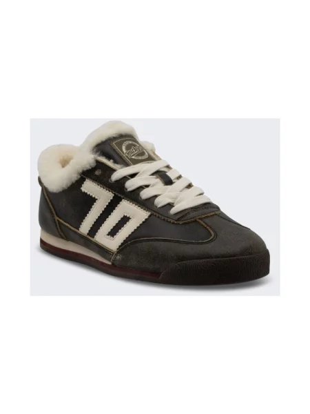 Sneakersy Back70 skórzane szare