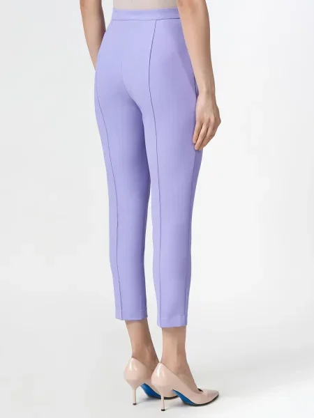 Брюки Elisabetta Franchi фиолетовые