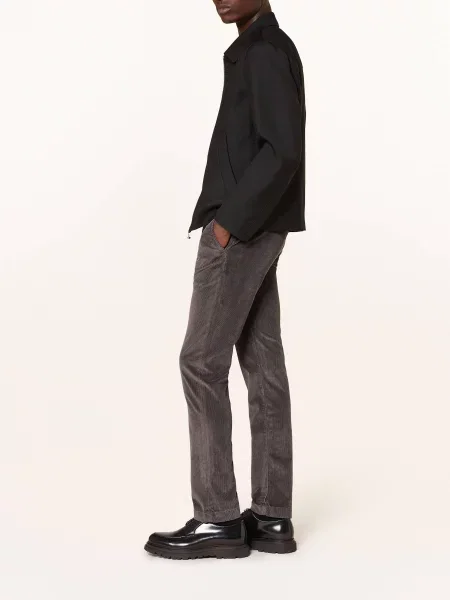 Jacob Cohen Manšestrové Kalhoty Bobby Slim Fit tmavě šedá