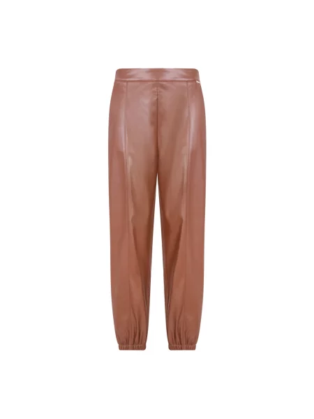 Spodnie Liu Jo eleganckie brązowe