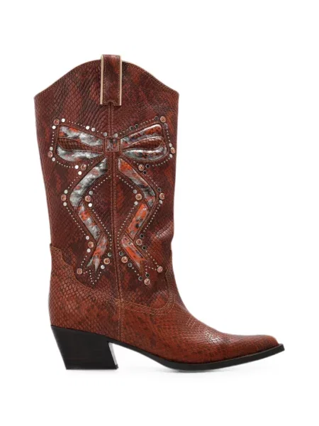 Botine Kurt Geiger London cu funde maro