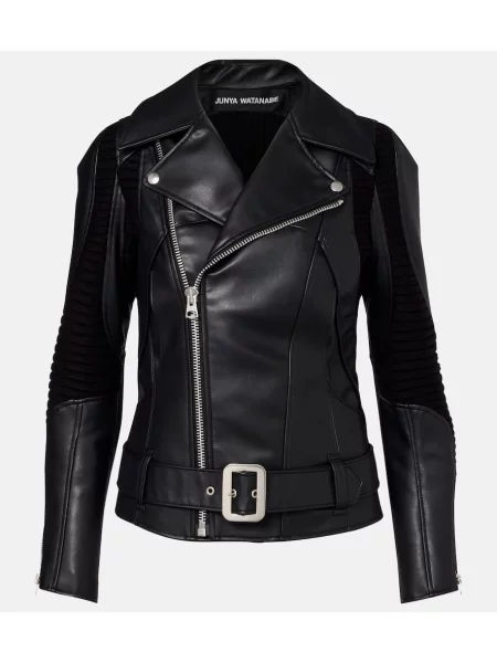 Kurtka skórzana Junya Watanabe czarna