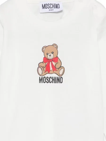 Koszulka dziecięca Moschino biała