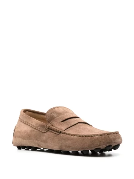 Zomšinės loaferiai Tod's ruda