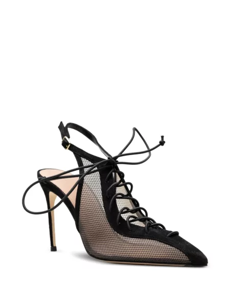 Γοβάκια Malone Souliers με κορδόνια με δαντέλα μαύρο