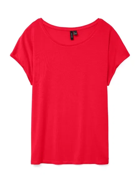 VERO MODA Tricou VMAva intens roșu