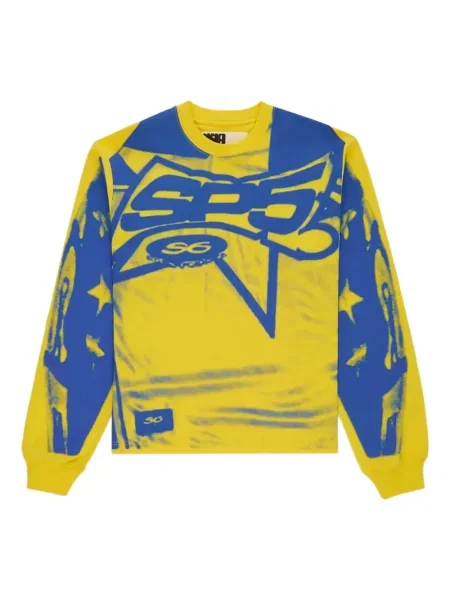 Lung tricou Sp5der galben