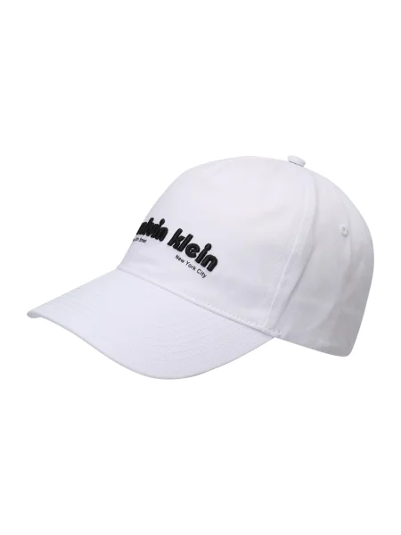 Kapa s šiltom Calvin Klein Jeans bela