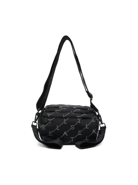 Torebka crossbody Stella Mccartney z nadrukiem czarna