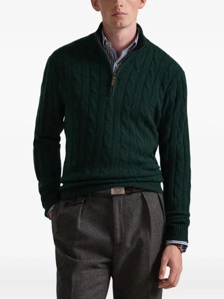 Ριγέ polo Polo Ralph Lauren με κουκούλα με αυτόγραφο λευκό