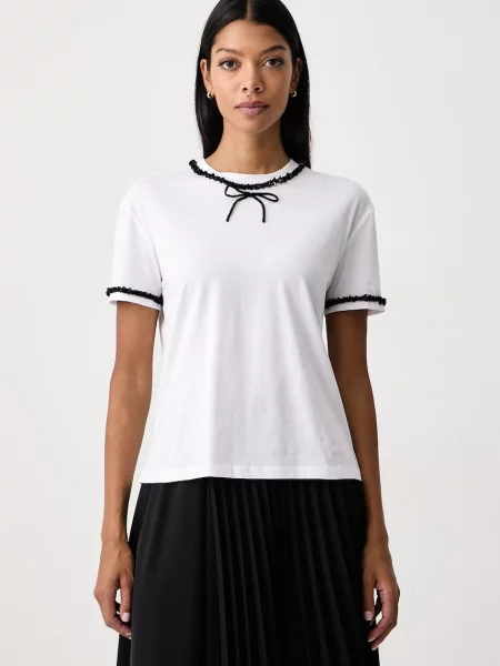 Twinset tricou pentru femei din alb