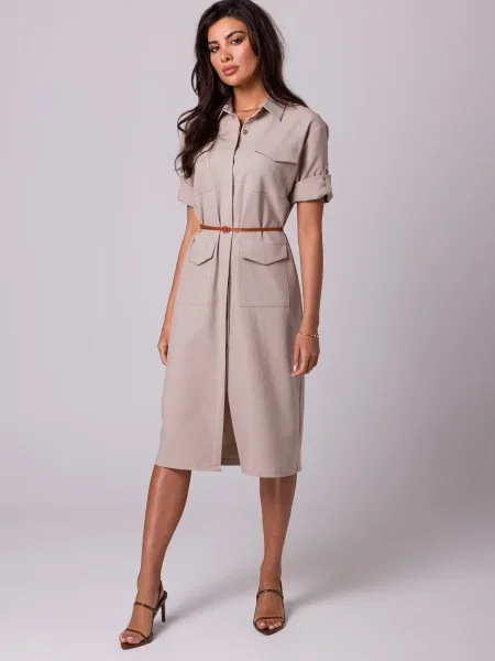 Sukienka midi Bewear szara