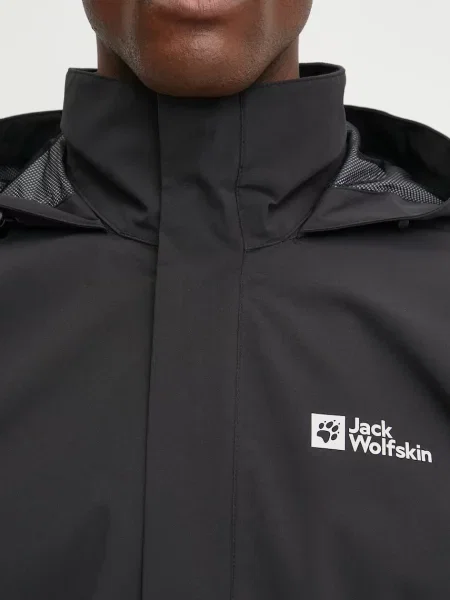 Jack Wolfskin esőkabát Trailtime 2L fekete