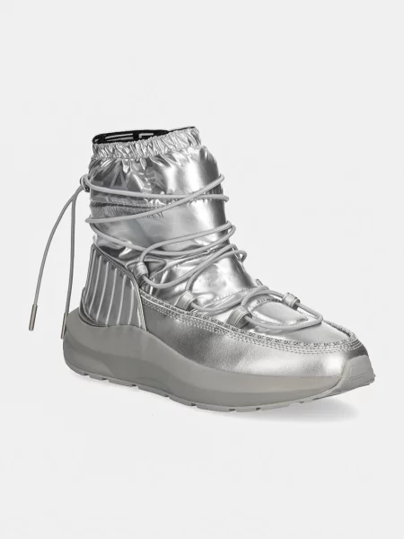 Emporio Armani cizme de iarna argintiu gri