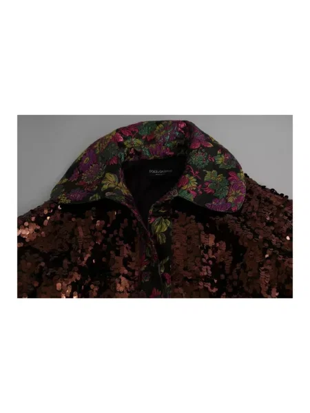 Płaszcz Dolce And Gabbana z cekinami